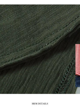 T-shirt homme 100% coton Décontracté Doux Fitness Été T-shirts fins Vêtements d'intérieur Homme Col rond Manches courtes T-shirt uni pour homme