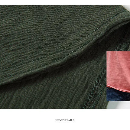 Men's 100% Cotton T-Shirt Soft Casual Fitness Summer Thin T-Shirts Men's Home Wear O-Neck Short Sleeve Solid T-Shirt for Men