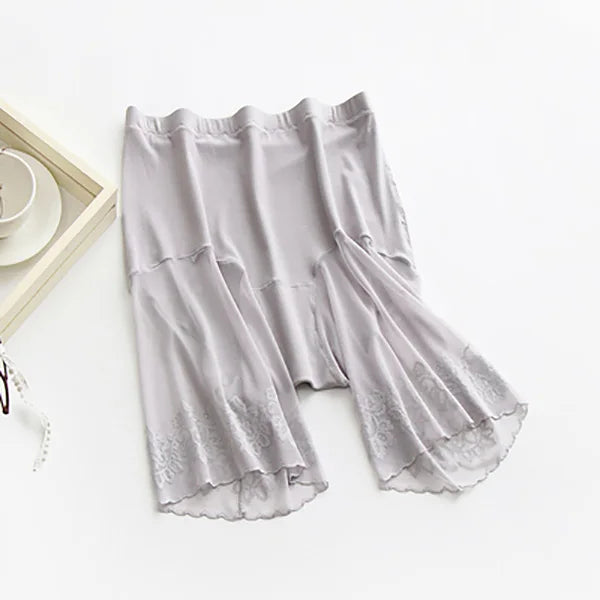 Plus Size Safety Short Pants Women Summer Seamless Under Skirt Pants Anti Chafing Boxers Female Sexy Lace Boyshorts Women