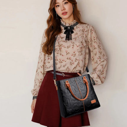 PU Leather Casual Crossbody Bags for Women Ladies Luxury Designer Tote Handbag Female Large Capacity Travel Shoulder Bag Sac PlatiNum