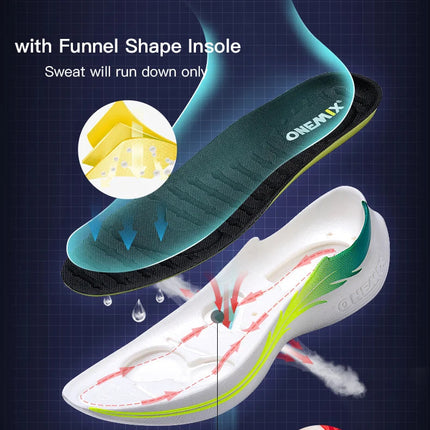 ONEMIX Scarpe da corsa da uomo per uomo Scarpe da passeggio per atletica leggera in mesh traspirante Scarpe da ginnastica da donna leggere rosse Scarpe da ginnastica sportive da uomo PlatiNum