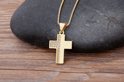 Nidin moda di lusso con zirconi cubici ciondolo a forma di cuore da donna placcato in oro collana a catena di alta qualità regalo per feste di gioielli scintillanti