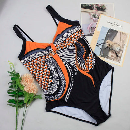 Costume da bagno bikini sexy Costumi da bagno Donna 2025 Costume intero Push Up Nuoto per abbigliamento da spiaggia Monokini Costumi da bagno taglie forti 2XL platinumshop