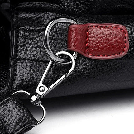 PU Leather Casual Crossbody Bags for Women Ladies Luxury Designer Tote Handbag Female Large Capacity Travel Shoulder Bag Sac PlatiNum