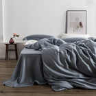 Liv-Esthete Set di biancheria da letto di lusso in seta 100% gelso di alta qualità, bellezza sana, copripiumino, lenzuolo piatto, federa, set letto Queen King