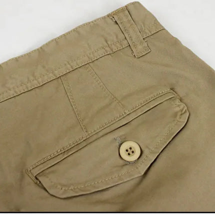 High Quality Khaki Casual Pants Men Tactical Joggers Camouflage Cargo Pants Multi-Pocket Fashions Black Army Trousers Work Wear