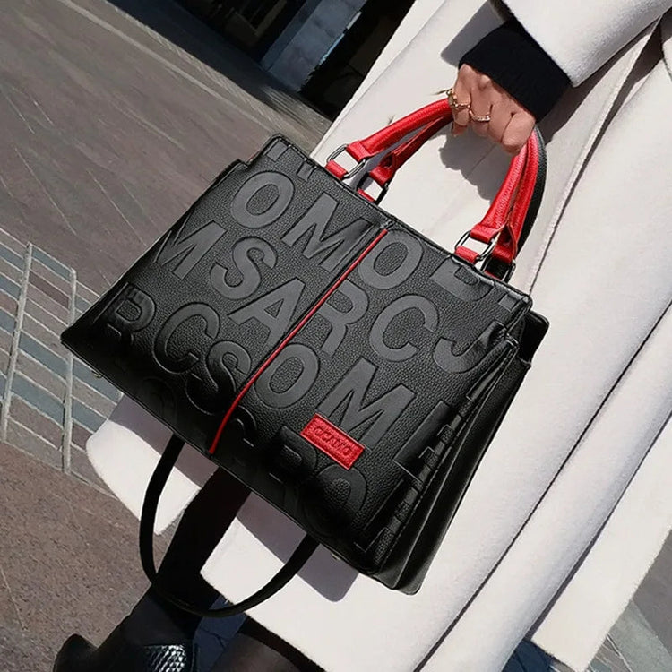 PU Leather Casual Crossbody Bags for Women Ladies Luxury Designer Tote Handbag Female Large Capacity Travel Shoulder Bag Sac PlatiNum
