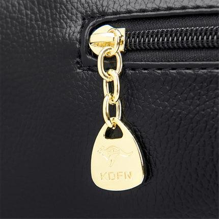 Women Multi-layers Top-handle Bag Quality Leather Handbags Purses Female Luxury Designer Large Capacity Boston Ladies Sac A Main PlatiNum