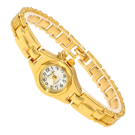 Orologio da polso da donna carino Mujer Relojes dorati Orologio al quarzo con quadrante piccolo Orologio da polso popolare Ora orologi eleganti da donna femminili platinumshop