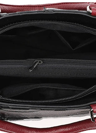 PU Leather Casual Crossbody Bags for Women Ladies Luxury Designer Tote Handbag Female Large Capacity Travel Shoulder Bag Sac PlatiNum