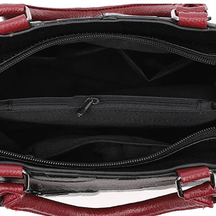PU Leather Casual Crossbody Bags for Women Ladies Luxury Designer Tote Handbag Female Large Capacity Travel Shoulder Bag Sac PlatiNum