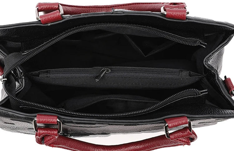 PU Leather Casual Crossbody Bags for Women Ladies Luxury Designer Tote Handbag Female Large Capacity Travel Shoulder Bag Sac PlatiNum