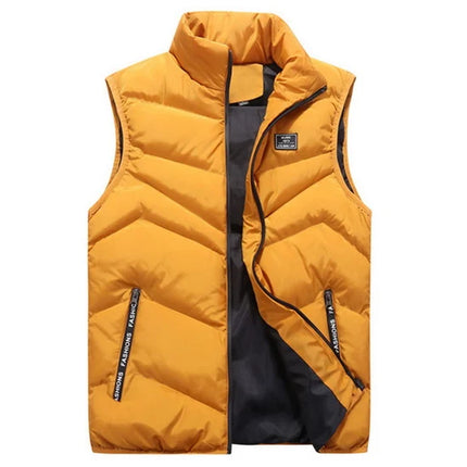 brand Plus size vest Mens Jacket Sleeveless Vests  Jackets men Casual Coats Mens Vest Man Cotton Thicken Waistcoat 8XL
