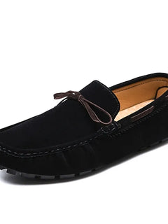 2025 Mocassino da uomo Grigio Marrone Nero Mocassini Scarpe da uomo in pelle Designer di lusso Marchio Moda Sneakers Appartamenti Slip on Leggero