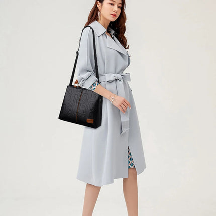 PU Leather Casual Crossbody Bags for Women Ladies Luxury Designer Tote Handbag Female Large Capacity Travel Shoulder Bag Sac PlatiNum