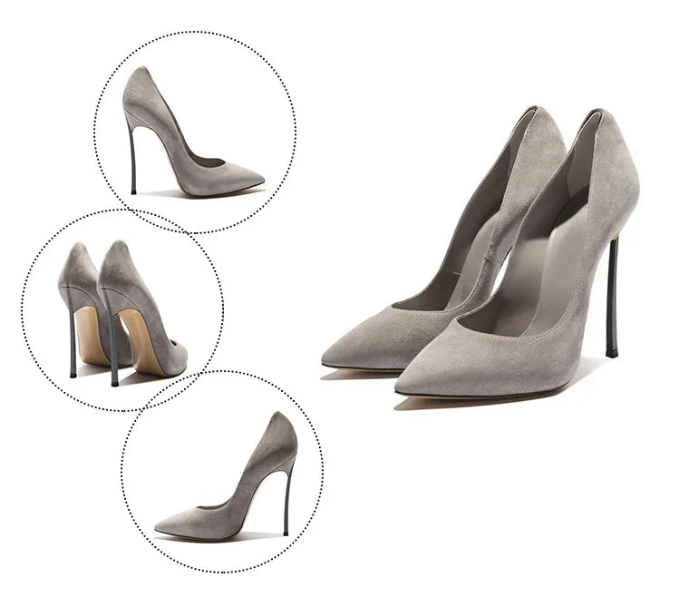 【Measure your feet length before order】Luxury Designer Women Pumps Stiletto High Heel Sexy Fetish Party Zapatos De Tacon C-PU-1