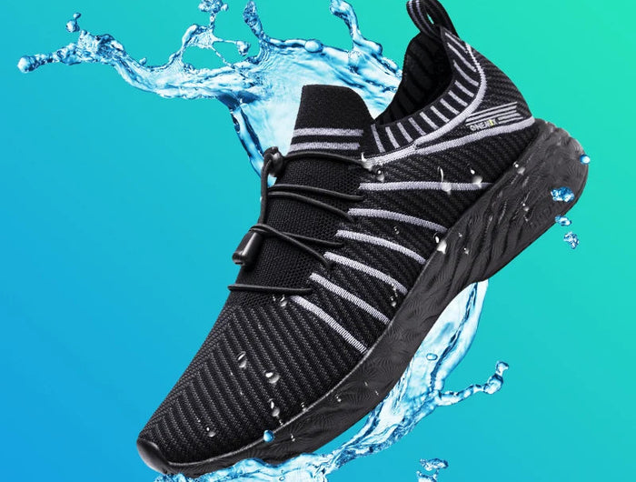 ONEMIX Scarpe da corsa impermeabili per uomo Scarpe da ginnastica da allenamento leggere e traspiranti da donna Scarpe sportive slip-on da trekking all'aperto platinumshop