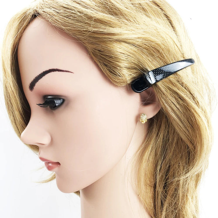 Orecchini a bottone con teschio dorato, gioielli pregiati punk di strada ribelle europea per regalo da donna e uomo in argento sterling 925 platinumshop
