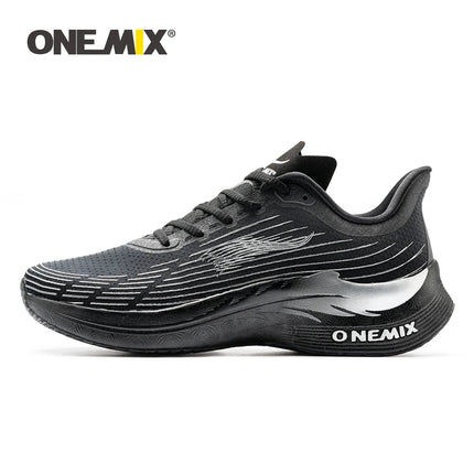 ONEMIX Scarpe da corsa da uomo per uomo Scarpe da passeggio per atletica leggera in mesh traspirante Scarpe da ginnastica da donna leggere rosse Scarpe da ginnastica sportive da uomo PlatiNum