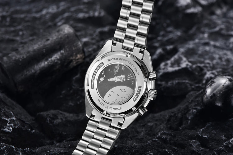 PAGANI DESIGN V5 PD1701 Orologi lunari Orologio al quarzo di lusso per uomo Cronografo sportivo con vetro zaffiro AR 100M impermeabile 2025