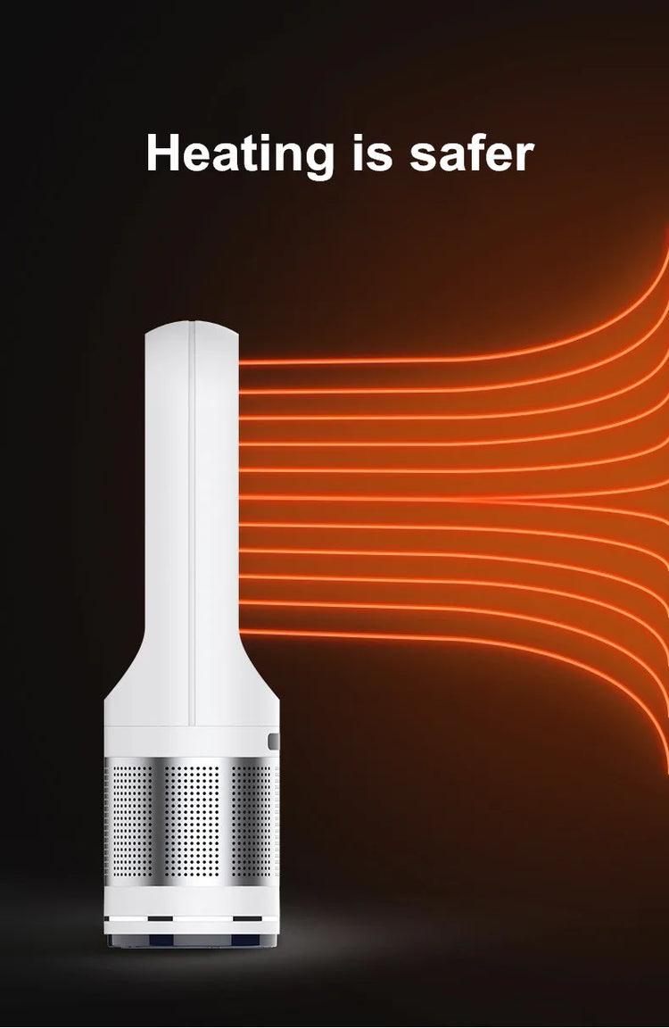 Ventilatore da 46 pollici Ventilatore da pavimento intelligente con vento caldo e freddo Ventilatore da pavimento per la casa Ventilatore di raffreddamento con circolatore d'aria con telecomando silenzioso
