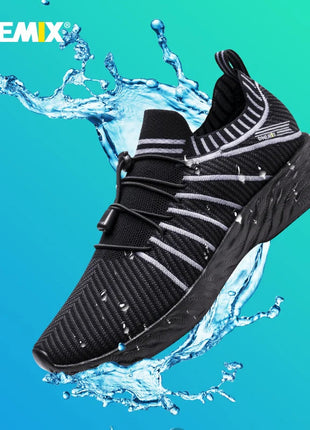 ONEMIX NUOVE Scarpe da Corsa in Offerta per Uomo, Sneakers Impermeabili e Traspiranti, Scarpe Sportive Antiscivolo da Trekking per Esterni PlatiNum