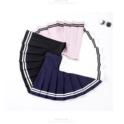 Damen Tennisrock Faltenrock Sport-Golf-Sets Athletische Lauf-Minirock Sexy Harajuku Koreanischer Stil