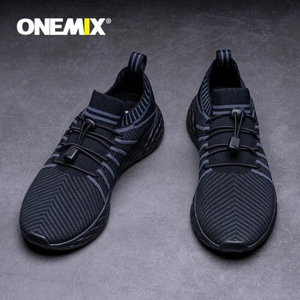 ONEMIX NUOVE Scarpe da Corsa in Offerta per Uomo, Sneakers Impermeabili e Traspiranti, Scarpe Sportive Antiscivolo da Trekking per Esterni PlatiNum