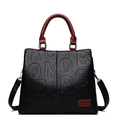 PU Leather Casual Crossbody Bags for Women Ladies Luxury Designer Tote Handbag Female Large Capacity Travel Shoulder Bag Sac PlatiNum