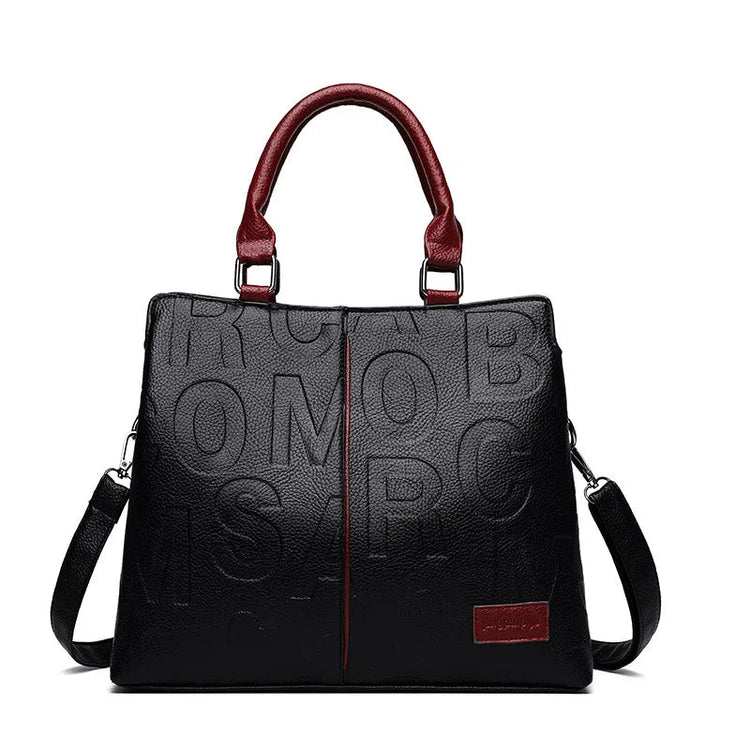 PU Leather Casual Crossbody Bags for Women Ladies Luxury Designer Tote Handbag Female Large Capacity Travel Shoulder Bag Sac PlatiNum
