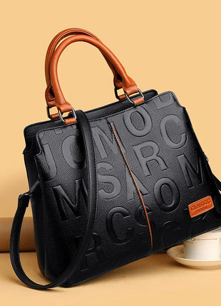 PU Leather Casual Crossbody Bags for Women Ladies Luxury Designer Tote Handbag Female Large Capacity Travel Shoulder Bag Sac PlatiNum