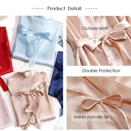 Nome della data personalizzato Abito kimono da sposa Donna Sposa Abiti da damigella d'onore Accappatoio dal design originale per addio al nubilato