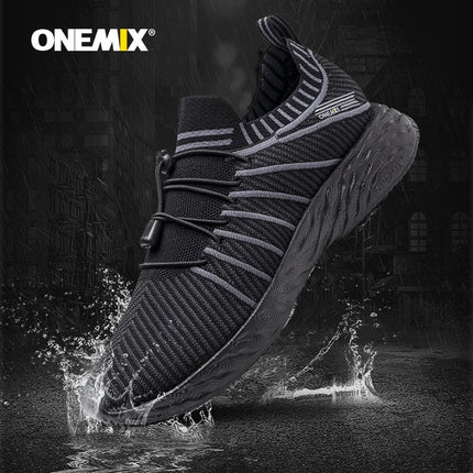 ONEMIX 2026 Scarpe da Corsa per Uomo, Sneaker Antiscivolo con Assorbimento degli Urti, Scarpe da Tennis Leggere, Impermeabili e Traspiranti, Scarpe Casual da Uomo PlatiNum