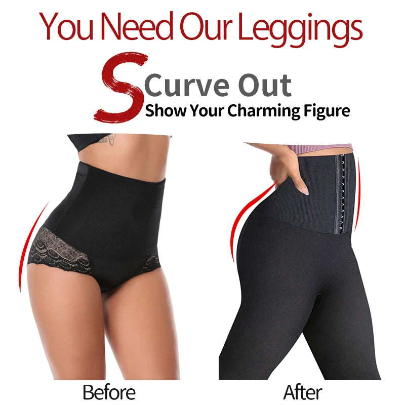 Women High Waist Fitness Leggings Tummy Control Slimming Gym Legging Butt Booty Push Up Gym Pants Legins Corset Body Shaper