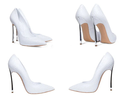 【Measure your feet length before order】Luxury Designer Women Pumps Stiletto High Heel Sexy Fetish Party Zapatos De Tacon C-PU-1