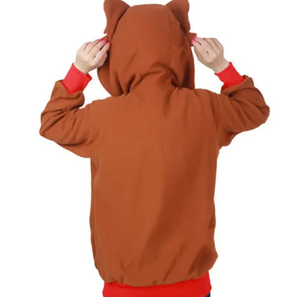 HKSNG Adult Animal Cartoon Cute Pink Unicorn Hoodies Panda Raccoon Tops Jackets Coat Costumes Kigurumi