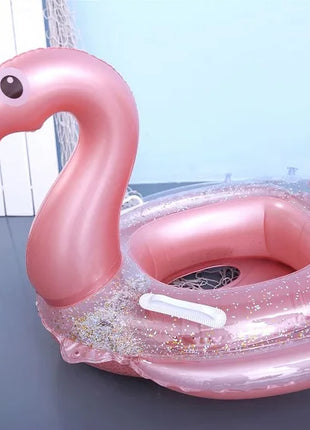 Rooxin Flamingo Nuoto Cerchio Bambino Infantile Galleggiante Piscina Anello di Nuoto Con Parasole Sedile Galleggiante Estate Spiaggia Piscina Festa Giocattoli