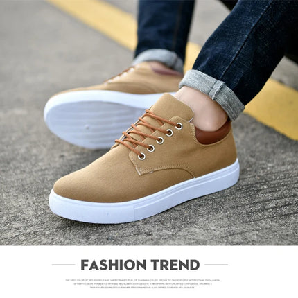 Fashion Canvas Men's Sneakers Black Lace Up Sping Shoes 2024 Classic Casual Vulcanized Shoes Size 46 47 Mens Spring Sport Shoes
