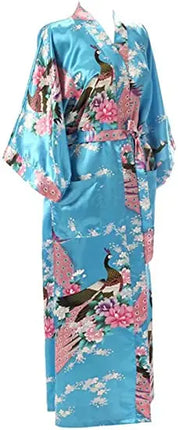 Abiti da notte da donna abiti da notte fiore abiti per la casa intimo Lingerie Casual Kimono abito d