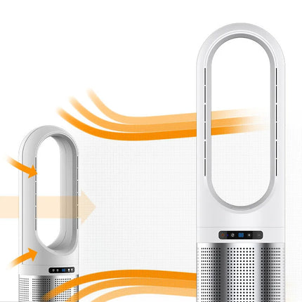Ventilatore da 46 pollici Ventilatore da pavimento intelligente con vento caldo e freddo Ventilatore da pavimento per la casa Ventilatore di raffreddamento con circolatore d'aria con telecomando silenzioso