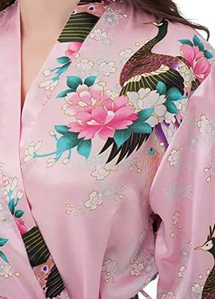 Abiti da notte da donna abiti da notte fiore abiti per la casa intimo Lingerie Casual Kimono abito d