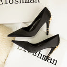 Moda donna tacchi alti poco profondi stiletto matrimonio/festa signora pompe primavera/autunno scarpe classiche femminili calzature da donna