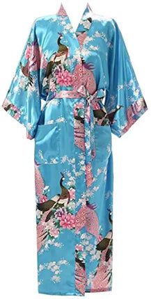 Abiti da notte da donna abiti da notte fiore abiti per la casa intimo Lingerie Casual Kimono abito d