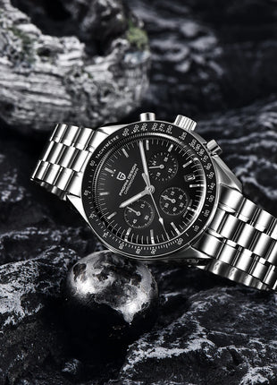 PAGANI DESIGN 2026 Nuovo CK2988 Orologio da Polso da Uomo al Quarzo di Lusso Retrò con Funzione Luna, Vetro Zaffiro e Cronografo di Precisione