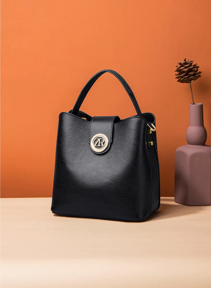 ZOOLER Full Genuine Leather Shoulder Bags Tote Bags Luxury Women Trendy Handbag Totally Skin Fashion Top Handle Purses #WG385