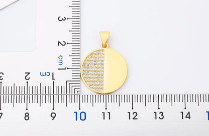 Nidin moda di lusso con zirconi cubici ciondolo a forma di cuore da donna placcato in oro collana a catena di alta qualità regalo per feste di gioielli scintillanti