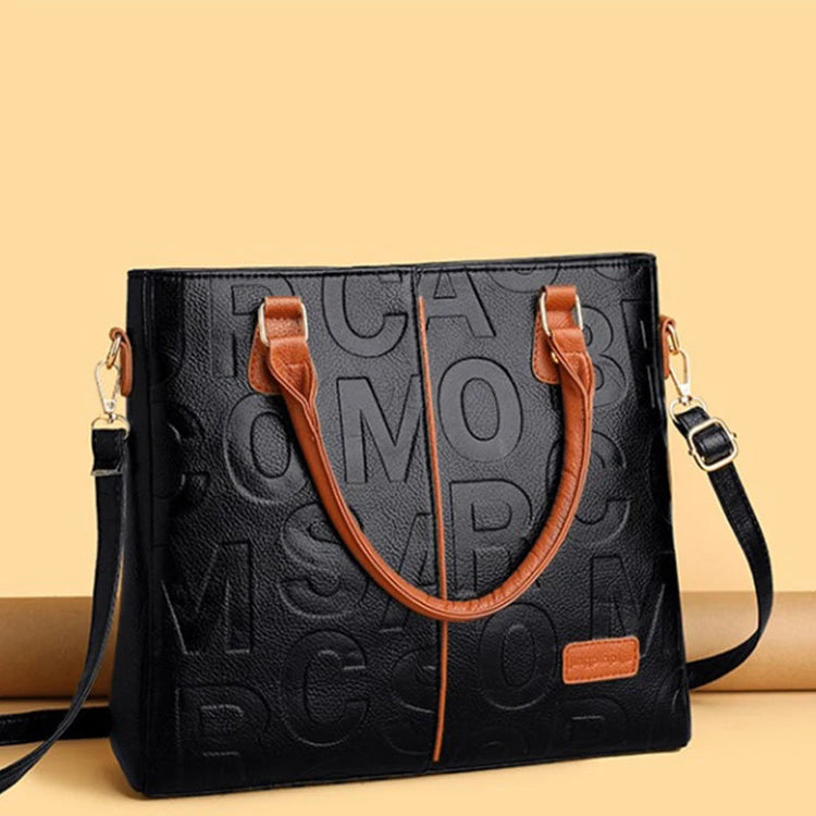 PU Leather Casual Crossbody Bags for Women Ladies Luxury Designer Tote Handbag Female Large Capacity Travel Shoulder Bag Sac PlatiNum