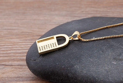 Nidin moda di lusso con zirconi cubici ciondolo a forma di cuore da donna placcato in oro collana a catena di alta qualità regalo per feste di gioielli scintillanti