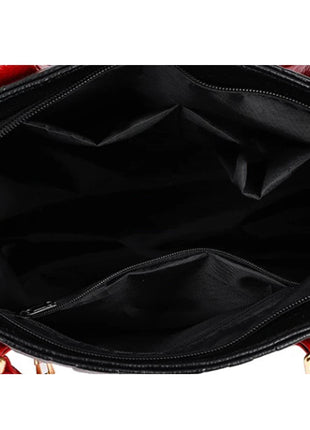 PU Leather Casual Crossbody Bags for Women Ladies Luxury Designer Tote Handbag Female Large Capacity Travel Shoulder Bag Sac PlatiNum
