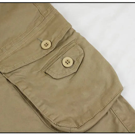 High Quality Khaki Casual Pants Men Tactical Joggers Camouflage Cargo Pants Multi-Pocket Fashions Black Army Trousers Work Wear